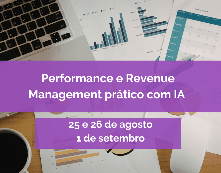 Inteligência de Performance e Revenue Management prático com IA